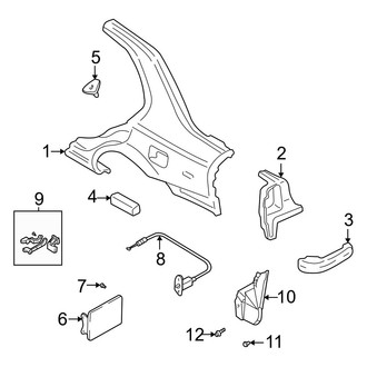 Hyundai OE - Quarter Panel & Components (Sedan)