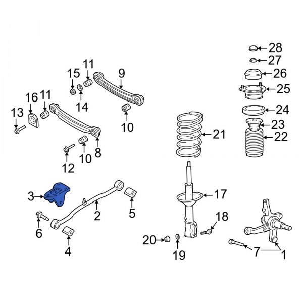 Suspension Trailing Arm Bracket