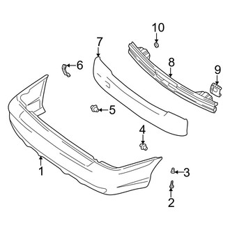 Hyundai OE - Rear Bumper - Bumper & Components
