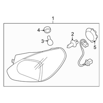 Hyundai OE - Front Lamps - Headlamp Components