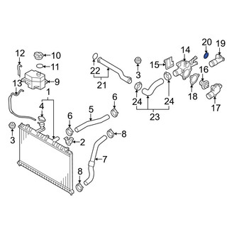 Hyundai OE - Engine Coolant Outlet O-Ring