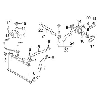 Hyundai OE - Cooling - Radiator & Components