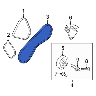 Hyundai OE - Accessory Drive Belt