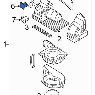 Hyundai OE - HVAC Blower Motor Resistor
