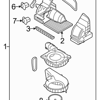 Hyundai OE - Air Conditioner & Heater - Blower Motor & Fan (GLS)