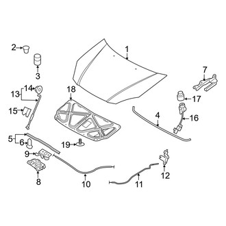 Hyundai OE - Hood & Components