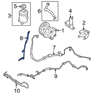Hyundai OE - Power Steering Return Hose