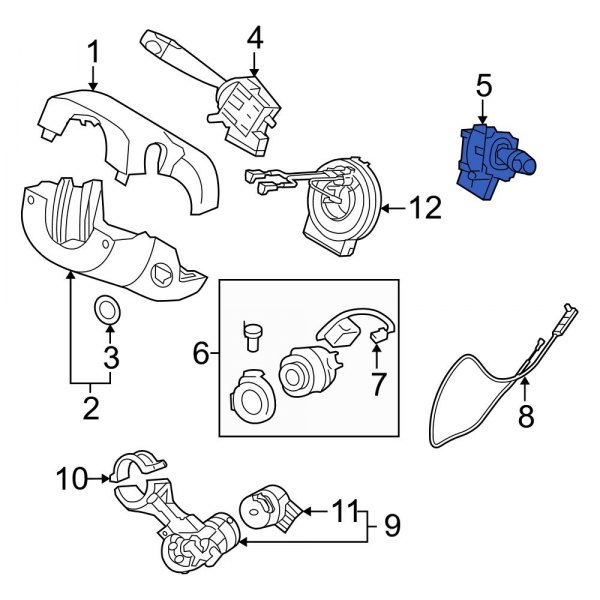 Windshield Wiper Switch