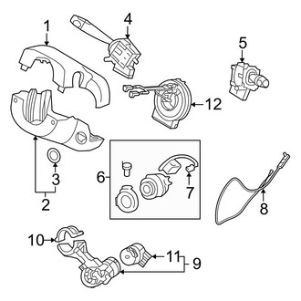 Hyundai OE - Steering Column - Shroud, Switches & Levers
