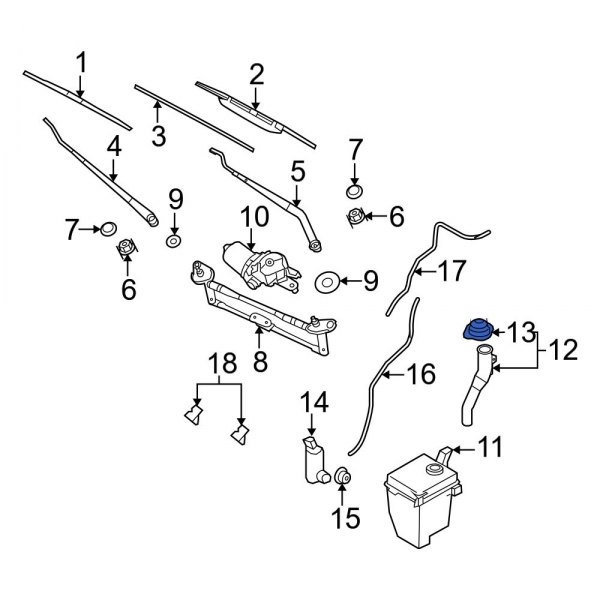 Washer Fluid Reservoir Cap