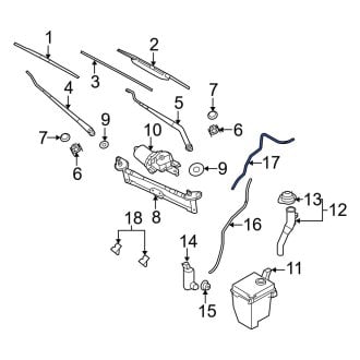 Hyundai Accent Washer Nozzles & Parts — CARID.com
