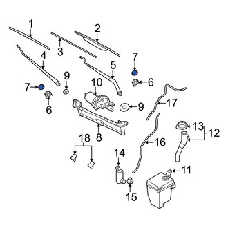 Hyundai OE - Wiper Arm Cap