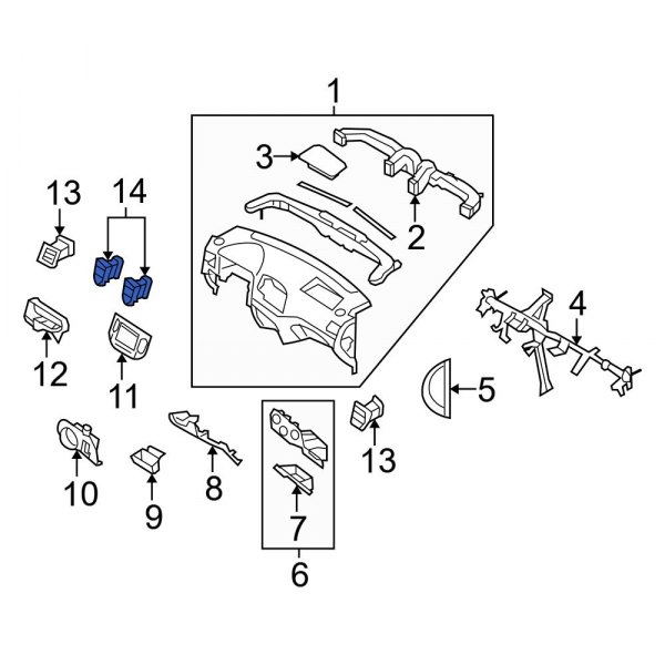 Dashboard Air Vent