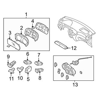 Hyundai OE - Instrument Panel - Cluster & Switches