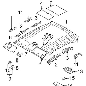 Hyundai OE - Roof - Interior Trim (GLS)