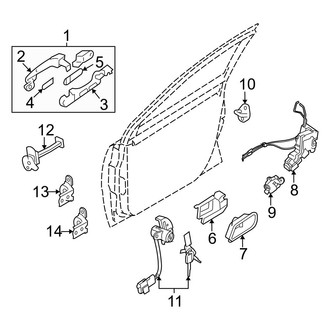 Hyundai OE - Door - Lock & Hardware (GL / GS / SE)