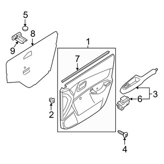Hyundai OE - Door - Interior Trim (GL / GS / SE)