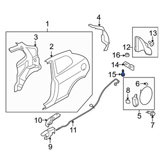 Hyundai OE - Stone Deflector Screw
