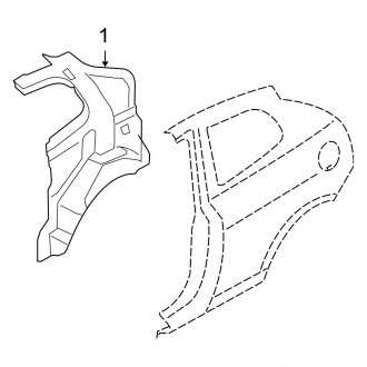 2008 Hyundai Accent OEM Quarter Panels & Parts ??? CARiD.com