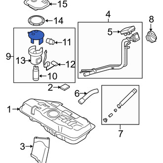 Hyundai OE - Fuel Pump and Sender Assembly