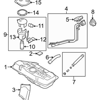 Hyundai OE - Fuel System Components