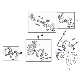 Hyundai OE - Rear Wheel Lug Stud
