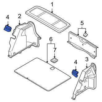 Hyundai OE - Rear Left Trunk Trim Panel Insert