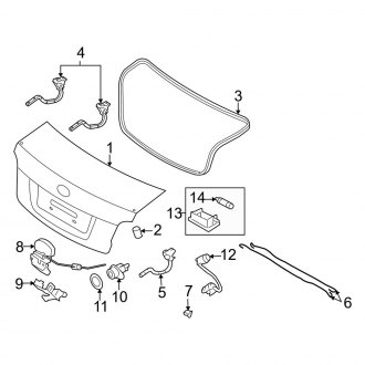 2011 Hyundai Accent Replacement Trunks & Tailgates - CARiD.com