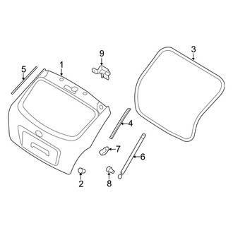 Hyundai OE - Lift Gate - Lid & Components (GL / GS / SE)