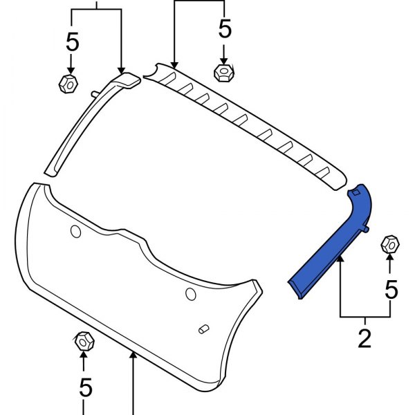 Liftgate Trim Cover