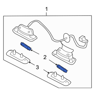 Hyundai OE - Rear License Plate Light Bulb