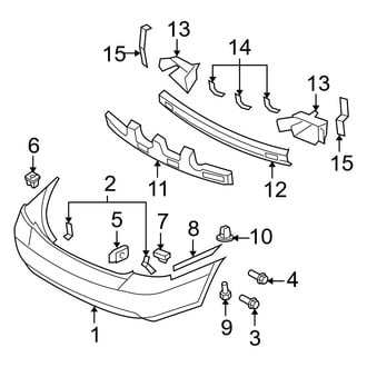 Hyundai OE - Rear Bumper - Bumper & Components (Sedan)