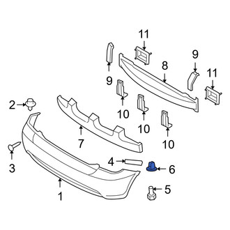 Hyundai OE - Bumper Cover Nut