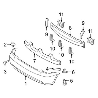 Hyundai OE - Rear Bumper - Bumper & Components (GL / GS / SE)