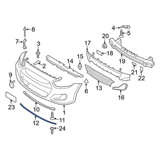 Hyundai OE - Spoiler Seal