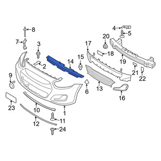 Hyundai OE - Front Radiator Support Access Cover