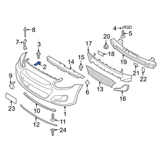 Hyundai OE - Bumper Cover Bracket