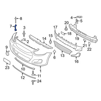 Hyundai OE - Right Lower Bumper Cover Bracket