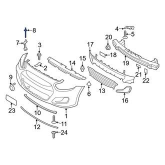 Hyundai OE - Bumper Cover Rivet