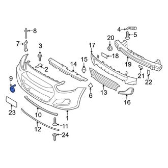 Hyundai OE - Front Tow Eye Cap