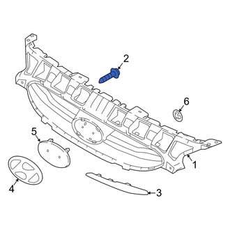 Hyundai OE - Rocker Panel Molding Screw