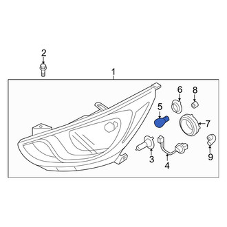Hyundai OE - Rear Back Up Light Bulb