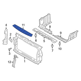 Hyundai OE - Front Upper Radiator Support Air Deflector