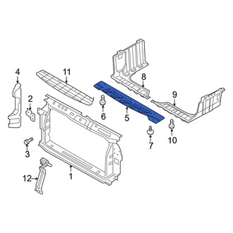 Hyundai OE - Front Center Radiator Support Splash Shield