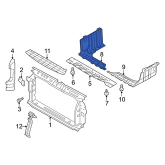 Hyundai OE - Front Right Radiator Support Splash Shield