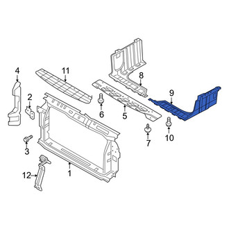 Hyundai OE - Front Left Radiator Support Splash Shield