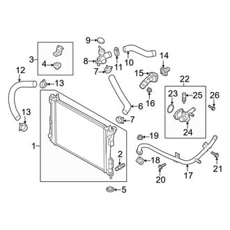 Hyundai OE - Cooling - Radiator & Components
