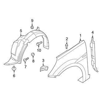 Hyundai OE - Fender - Exterior Trim