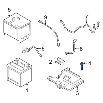 Hyundai OE - Battery Tray Bolt
