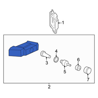 Hyundai OE - Tire Pressure Monitoring System (TPMS) Sensor
